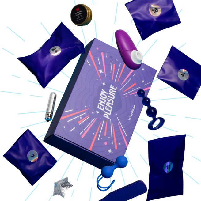 Womanizer Enjoy Advent Calendar (24 piece) Cosmic blue Advent Calendar for Couples