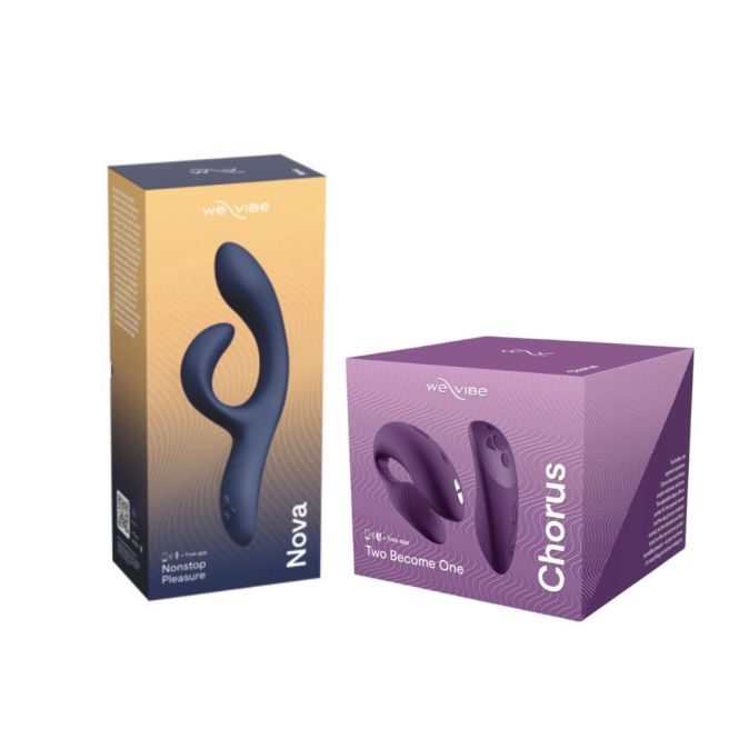 The Blended Pleasure Bundle Couples Vibrator & Rabbit Vibrator