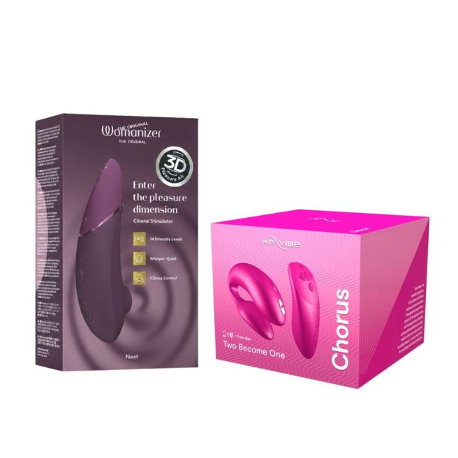 The Ultimate Pleasure Set Couples Vibrator & Clitoral Stimulator