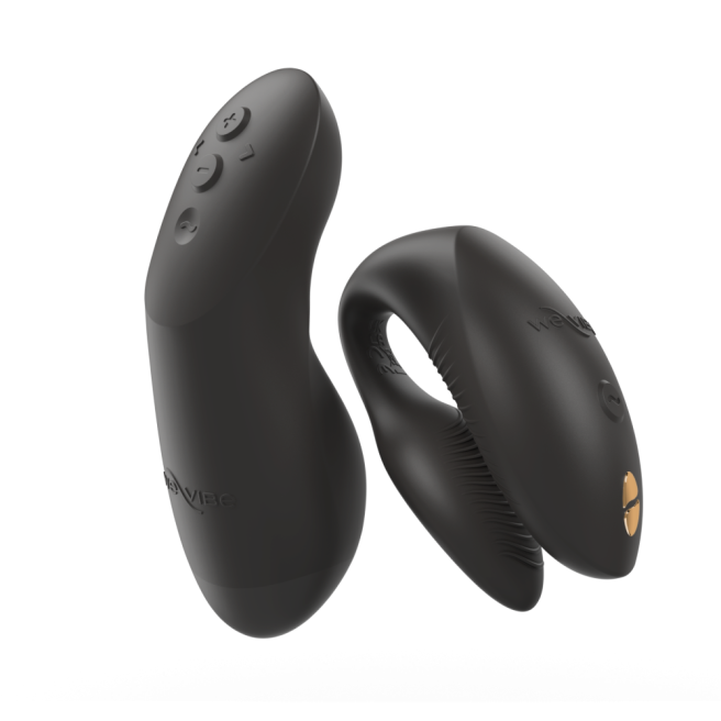 Chorus Pro - Satin Black Satin Black Couples vibrator. Clitoral & G-spot Stimulation and Intuitive Control