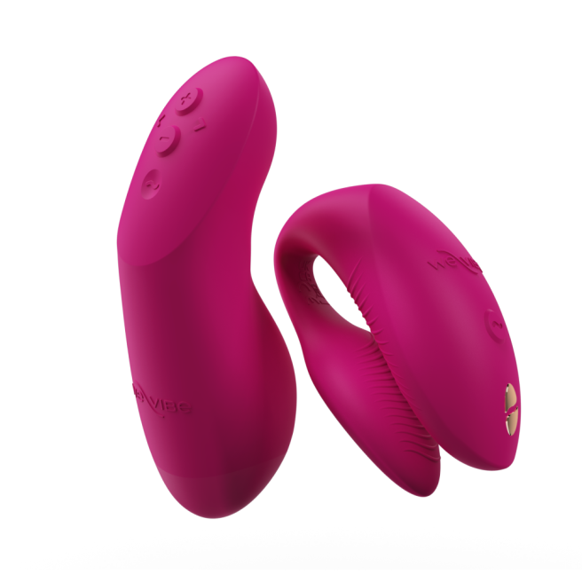 Chorus Pro - Electric Pink Electric Pink Couples vibrator. Clitoral & G-spot Stimulation and Intuitive Control