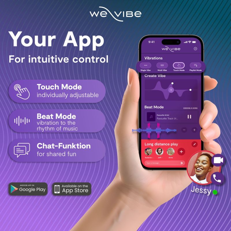We-Vibe Sync O app control — connected couples vibrator