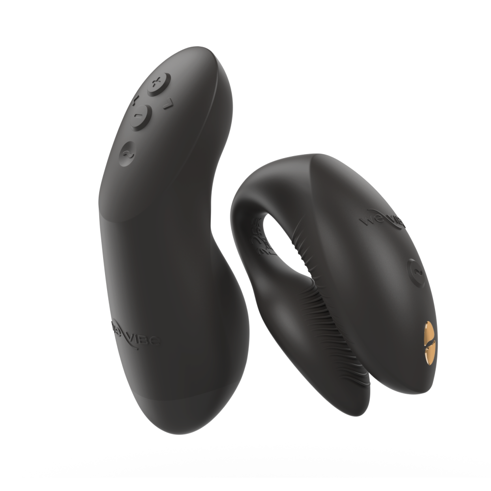 Chorus Pro - Satin Black Satin Black Couples vibrator. Clitoral & G-spot Stimulation and Intuitive Control