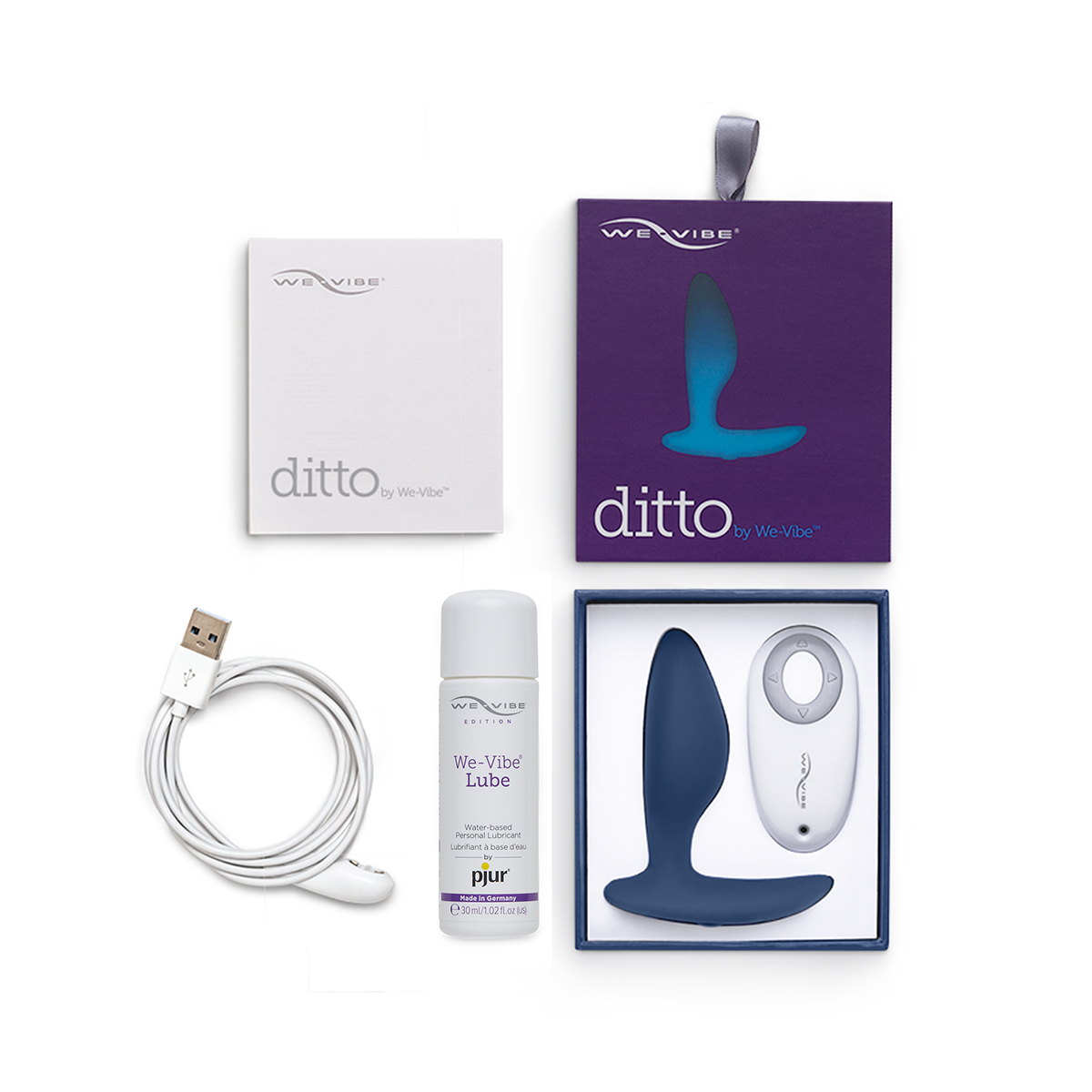 We-Vibe Ditto Blue In The Box
