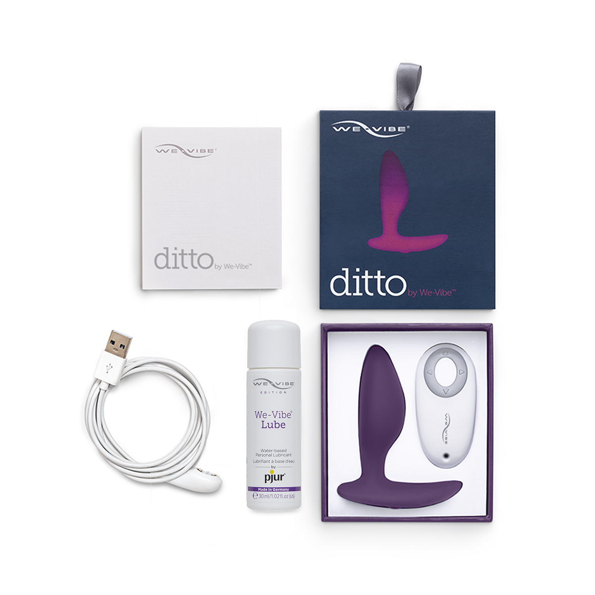 We-Vibe Ditto Purple In The Box