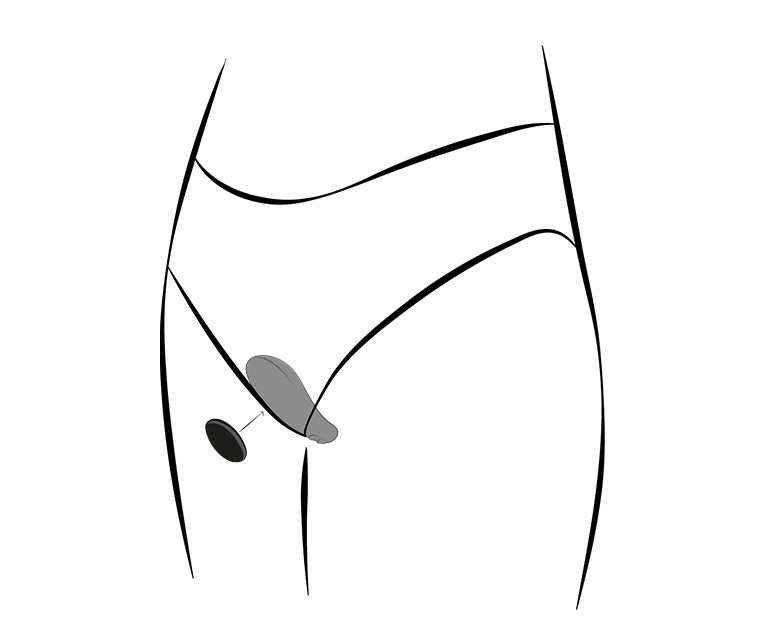 Mettez simplement Moxie dans votre culotte et placez l’aimant à l’extérieur pour le fixer. Mettez simplement Moxie dans votre culotte et placez l’aimant à l’extérieur pour le fixer.
