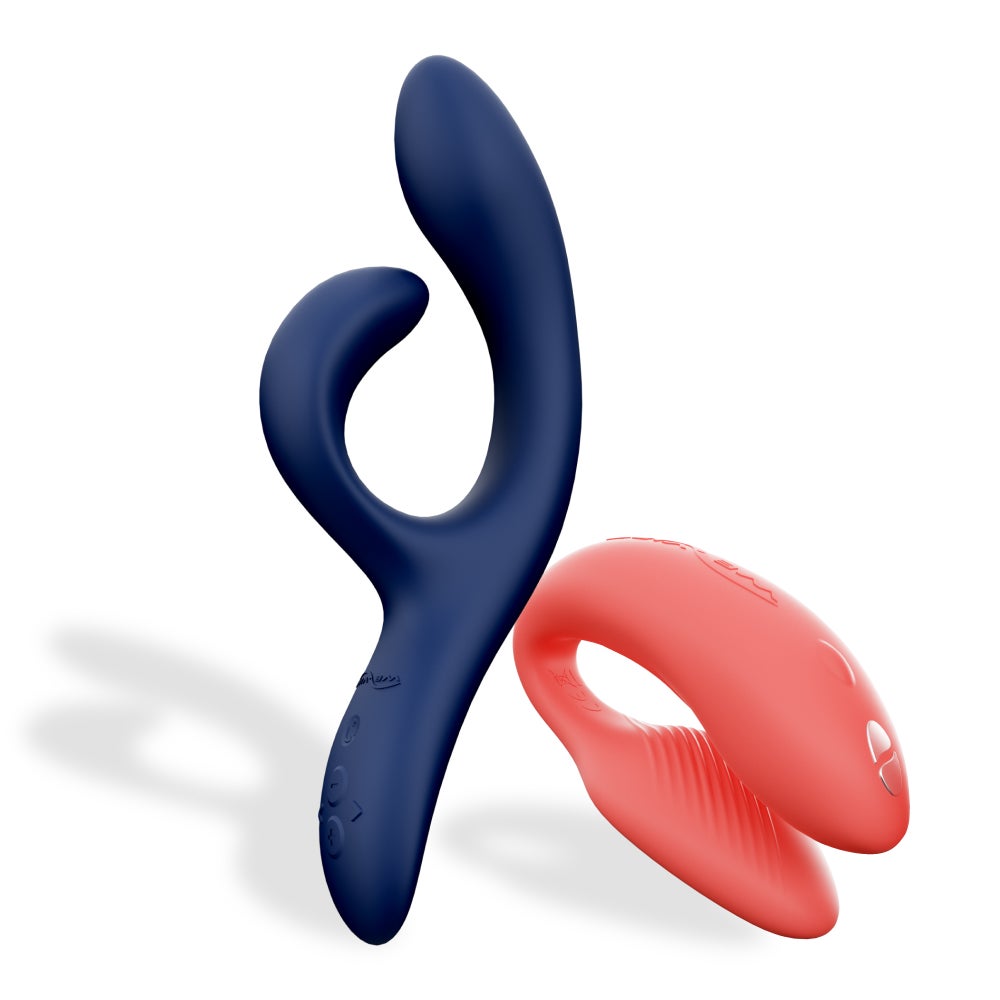 The Blended Pleasure Bundle Couples Vibrator & Rabbit Vibrator