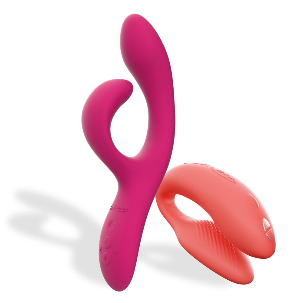 The Blended Pleasure Bundle Couples Vibrator & Rabbit Vibrator