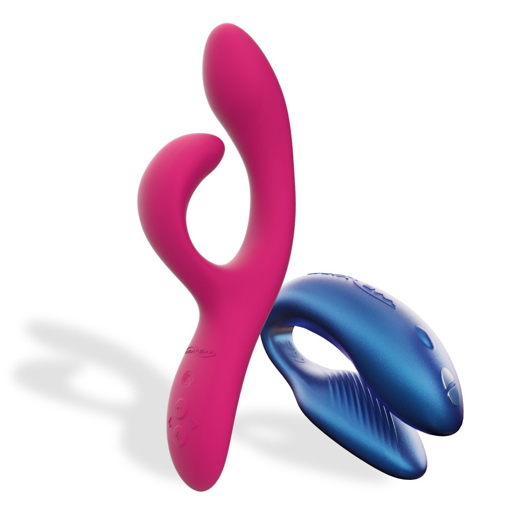 The Blended Pleasure Bundle Couples Vibrator & Rabbit Vibrator