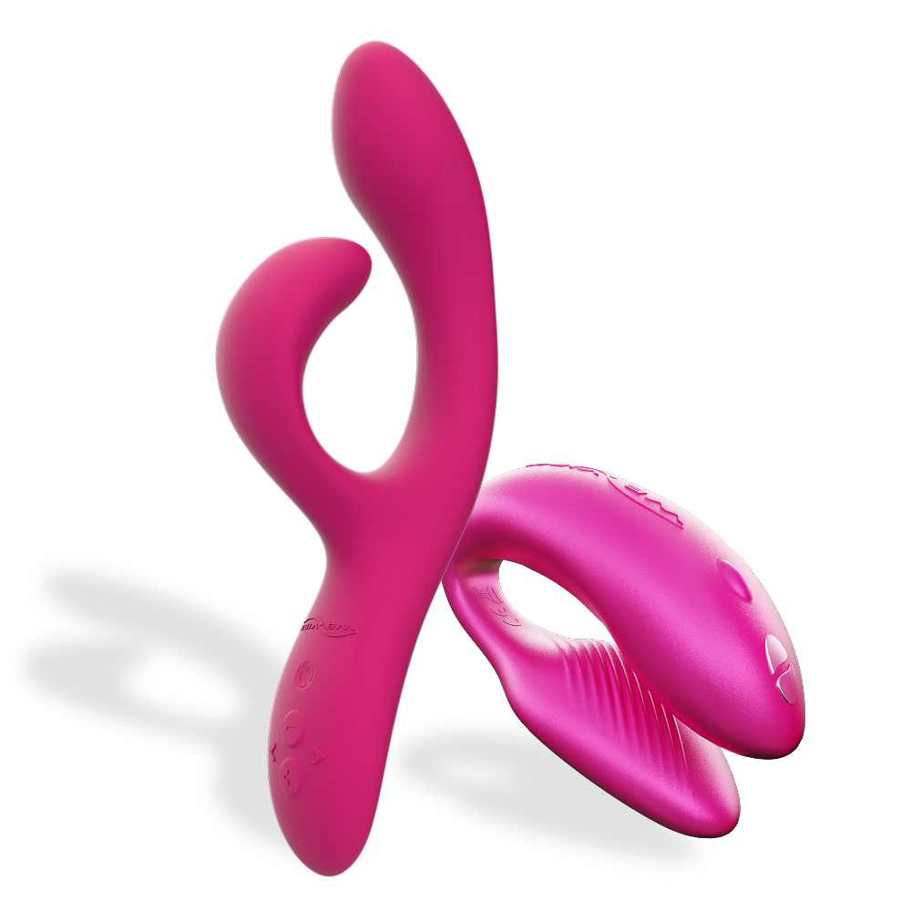 The Blended Pleasure Bundle Couples Vibrator & Rabbit Vibrator