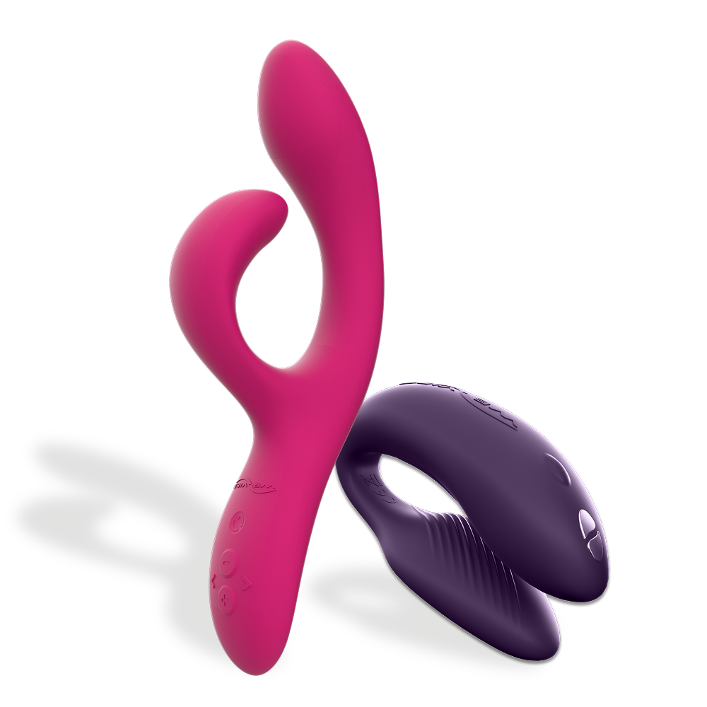 The Blended Pleasure Bundle Couples Vibrator & Rabbit Vibrator
